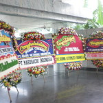 ジャカルタ事務所移転花輪