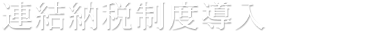 連結納税制度導入